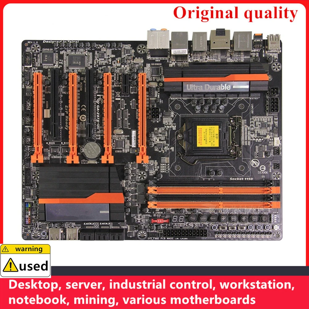 Для GA-Z87X-OC материнских плат LGA 1150 DDR3 32GB ATX Intel Z87 разгон десктопная материнская плата SATA III USB3.0
Для GA-Z87X-OC материнских плат LGA 1150 DDR3 32GB ATX Intel Z87 разгон десктопная материнская плата SATA III USB3.0