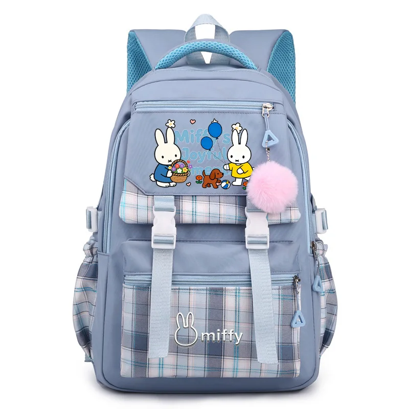 Новый рюкзак Miffy Kawayi с героями мультфильмов, весенний прогулочный рюкзак Miffy, студенческий рюкзак, многослойный компьютерный рюкзак для учащихся средней школы
Новый рюкзак Miffy Kawayi с героями мультфильмов, весенний прогулочный рюкзак Miffy, студенческий рюкзак, многослойный компьютерный рюкзак для учащихся средней школы
