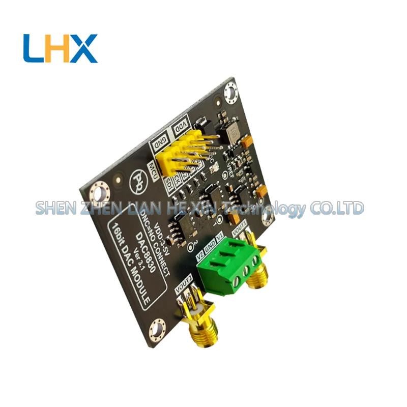 DAC8830 16-bit DAC digital to analog converter module high precision
DAC8830 16-bit DAC digital to analog converter module high precision