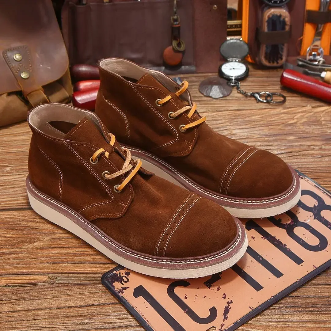 Handmade Retro Designer Men Boots Suede Genuine Leather Men Work Outdoor Boots Winter Warm Men High Top Ankle Boots
Handmade Retro Designer Men Boots Suede Genuine Leather Men Work Outdoor Boots Winter Warm Men High Top Ankle Boots