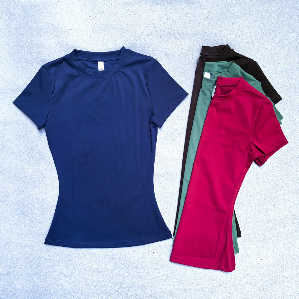 Short Sleeve Gym Top Women Clothes Yoga Top Seamless Sports Shirt Light Weight Fitness Workout Tee Sports Tops Active Wear Femme
Short Sleeve Gym Top Women Clothes Yoga Top Seamless Sports Shirt Light Weight Fitness Workout Tee Sports Tops Active Wear Femme