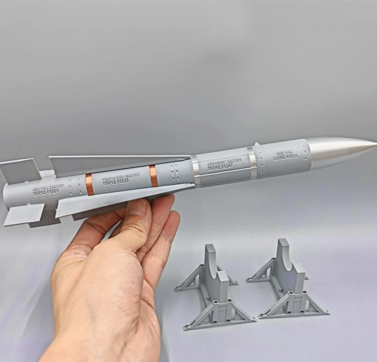 3D Printed US Military AIM-54C Phoenix Air-to-Air Missile Model Military Fan Collection Decor Ornament
3D Printed US Military AIM-54C Phoenix Air-to-Air Missile Model Military Fan Collection Decor Ornament