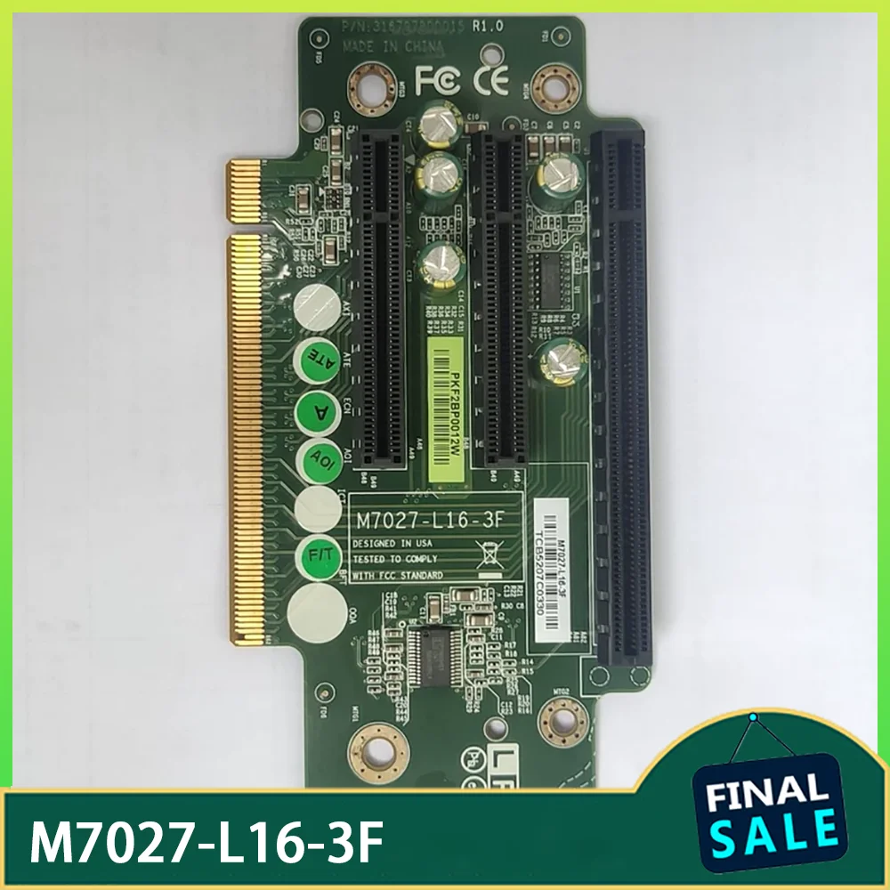 1U R525 G3 Server Adapter Card M7027-L16-3F
1U R525 G3 Server Adapter Card M7027-L16-3F