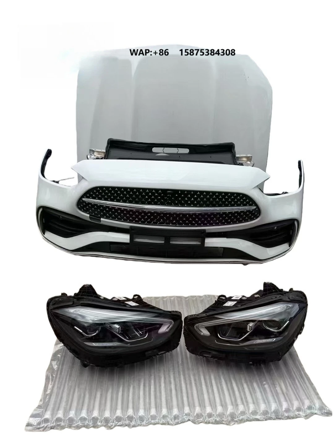 For C-Class W206 Facelift Plastic Carbon High ABS Auto Body Kit Front Bumper Grille LED Headlights Bolt-On
For C-Class W206 Facelift Plastic Carbon High ABS Auto Body Kit Front Bumper Grille LED Headlights Bolt-On