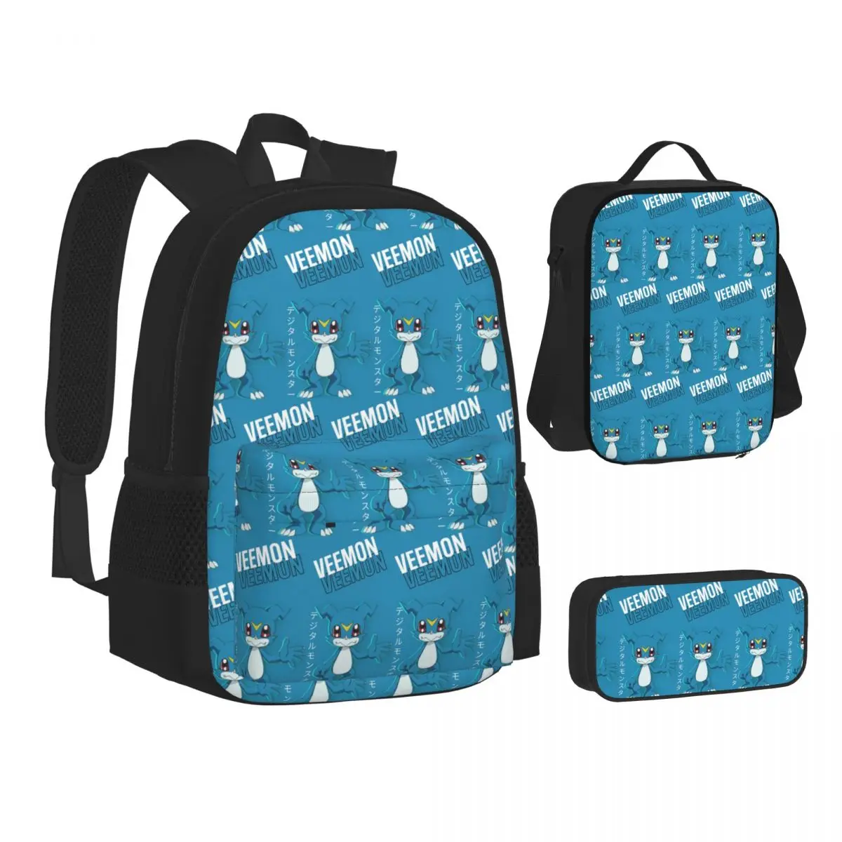 Veemon Digimon Backpacks Students Bookbag School Bags Kids Rucksack Lunch Bag Pen Bag Three-Piece Set
Veemon Digimon Backpacks Students Bookbag School Bags Kids Rucksack Lunch Bag Pen Bag Three-Piece Set