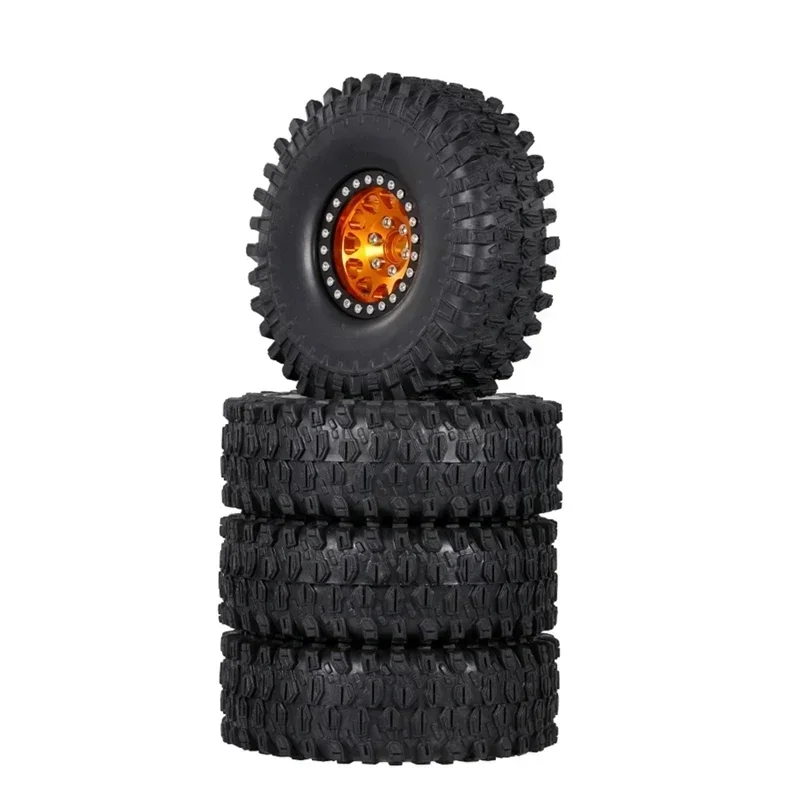 4PCS Metal 1.9 Beadlock Wheel Rim Tires Set for 1/10 RC Crawler Car Axial SCX10 90047 SCX10 III AXI03007
4PCS Metal 1.9 Beadlock Wheel Rim Tires Set for 1/10 RC Crawler Car Axial SCX10 90047 SCX10 III AXI03007