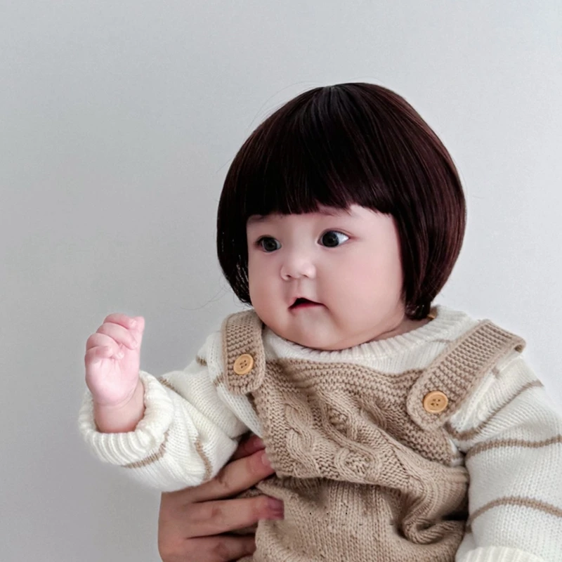 Adorable Baby Performances Hat Simulation Hair Caps with Bangs for Halloween Cosplay Party Daily Wear
Adorable Baby Performances Hat Simulation Hair Caps with Bangs for Halloween Cosplay Party Daily Wear