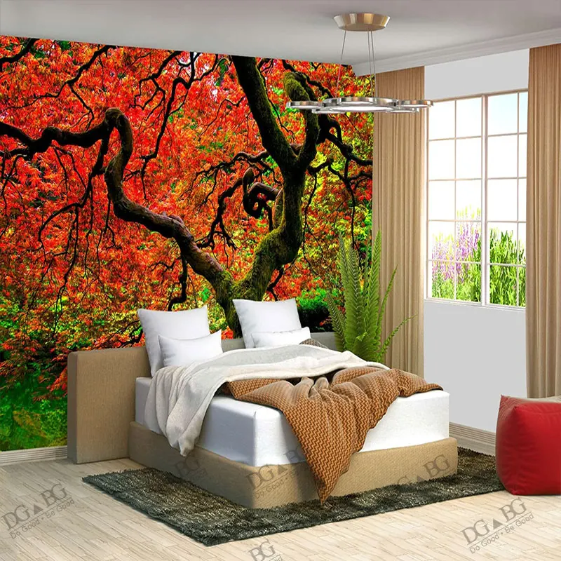 Hall Photo Wallpaper Japanese Maple Tree Large Wall Décor Mural Bedroom Custom Fabric Textile Wallcovering Landscape Background
Hall Photo Wallpaper Japanese Maple Tree Large Wall Décor Mural Bedroom Custom Fabric Textile Wallcovering Landscape Background