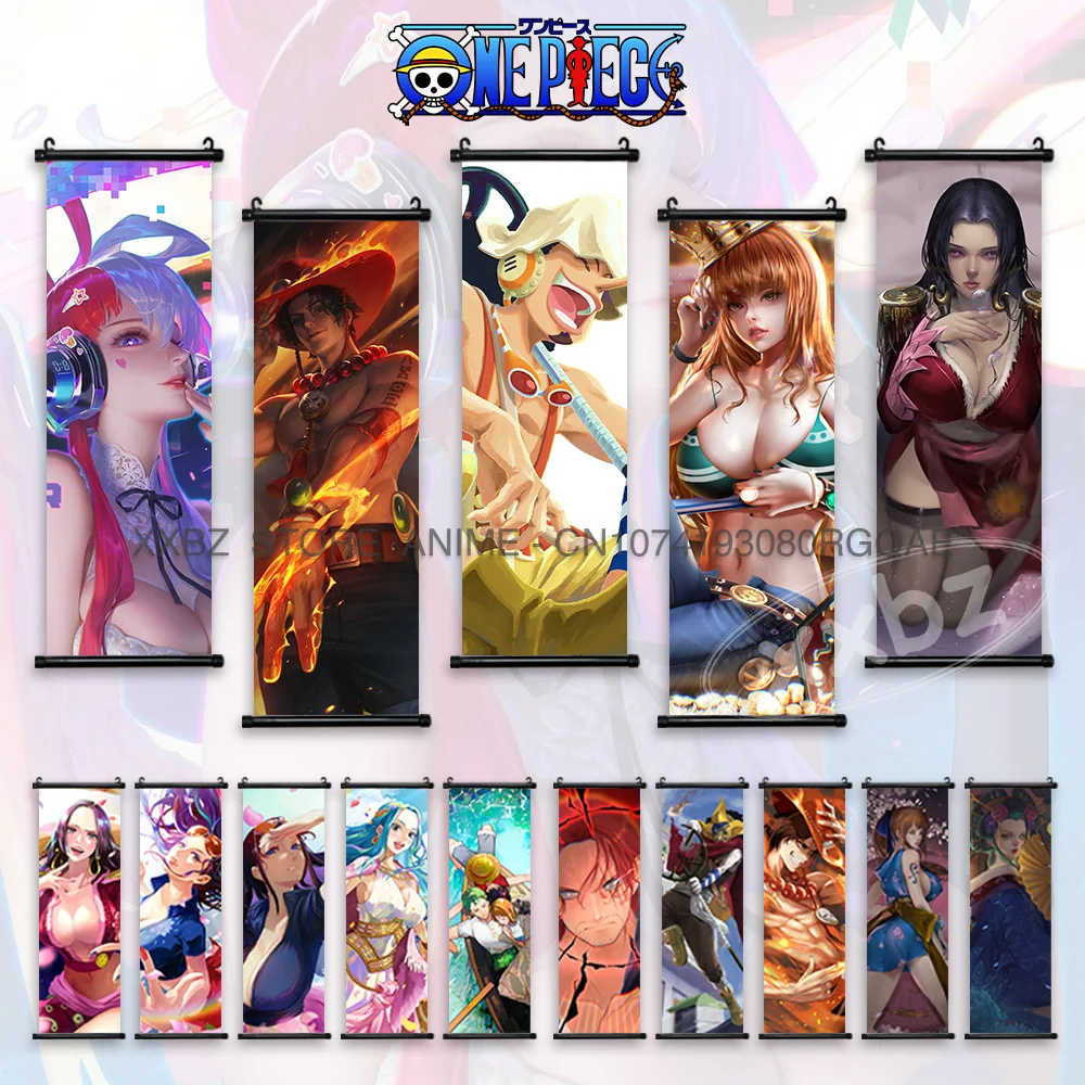 ONE PIECE Scrolls Picture Anime Interior Painting Nami Decor Posters Luffy Popular Robin Wall Art Hancock For Children's Room
ONE PIECE Scrolls Picture Anime Interior Painting Nami Decor Posters Luffy Popular Robin Wall Art Hancock For Children's Room