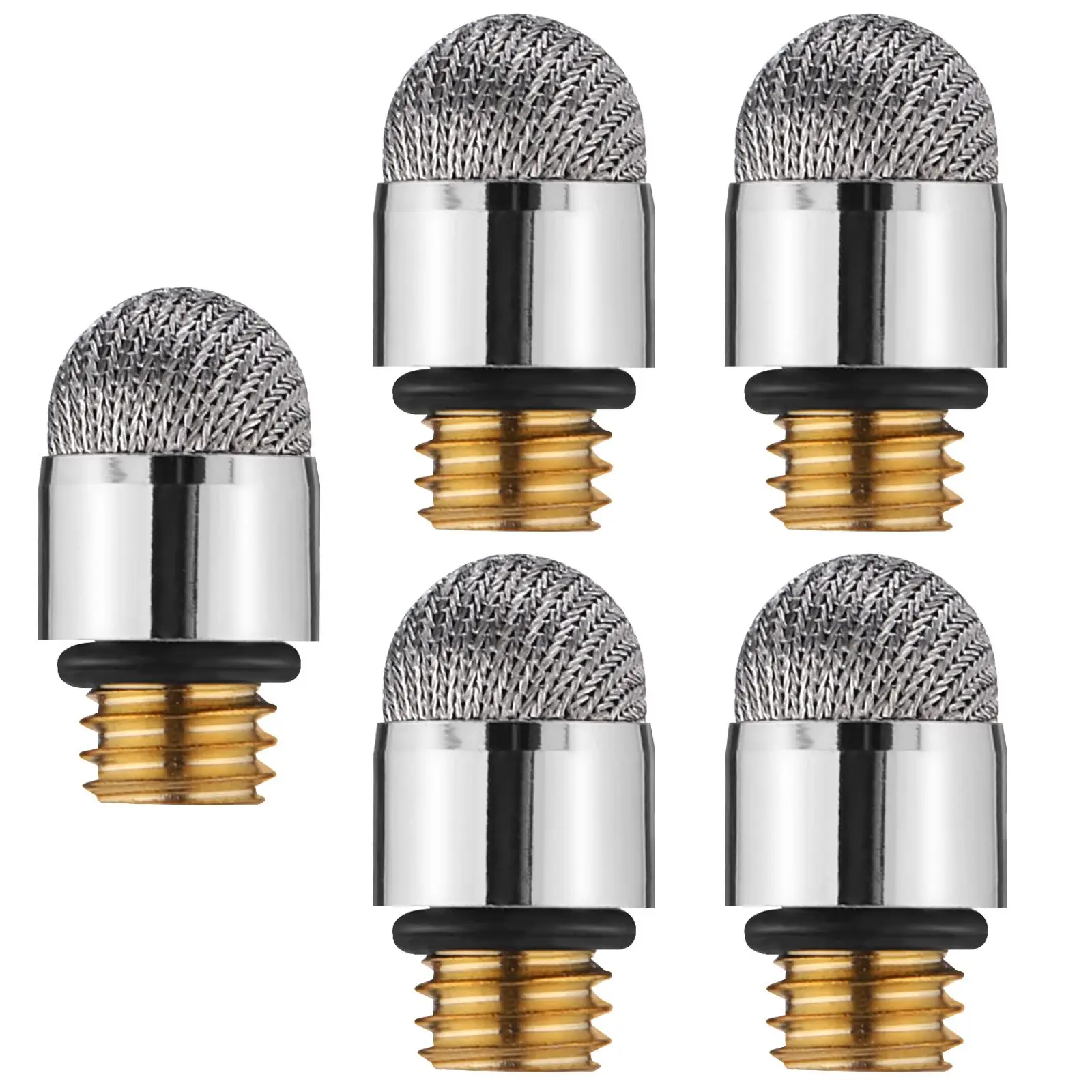 5 Pcs Tip Stylus Pen Replacement Fine Replacement Tips For Stylus Pens White Mesh Fiber Durable Metal Conductive Sensitivity
5 Pcs Tip Stylus Pen Replacement Fine Replacement Tips For Stylus Pens White Mesh Fiber Durable Metal Conductive Sensitivity