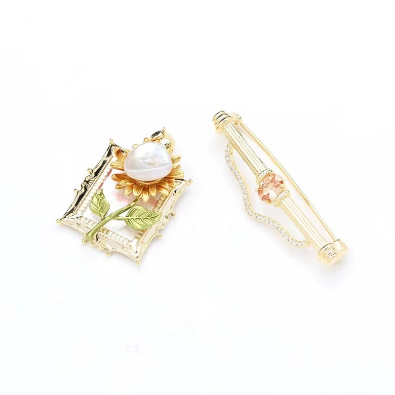 LTT Pearl Sunflower Brooch Blazer Delicate Accessories Holiday Gifts
LTT Pearl Sunflower Brooch Blazer Delicate Accessories Holiday Gifts