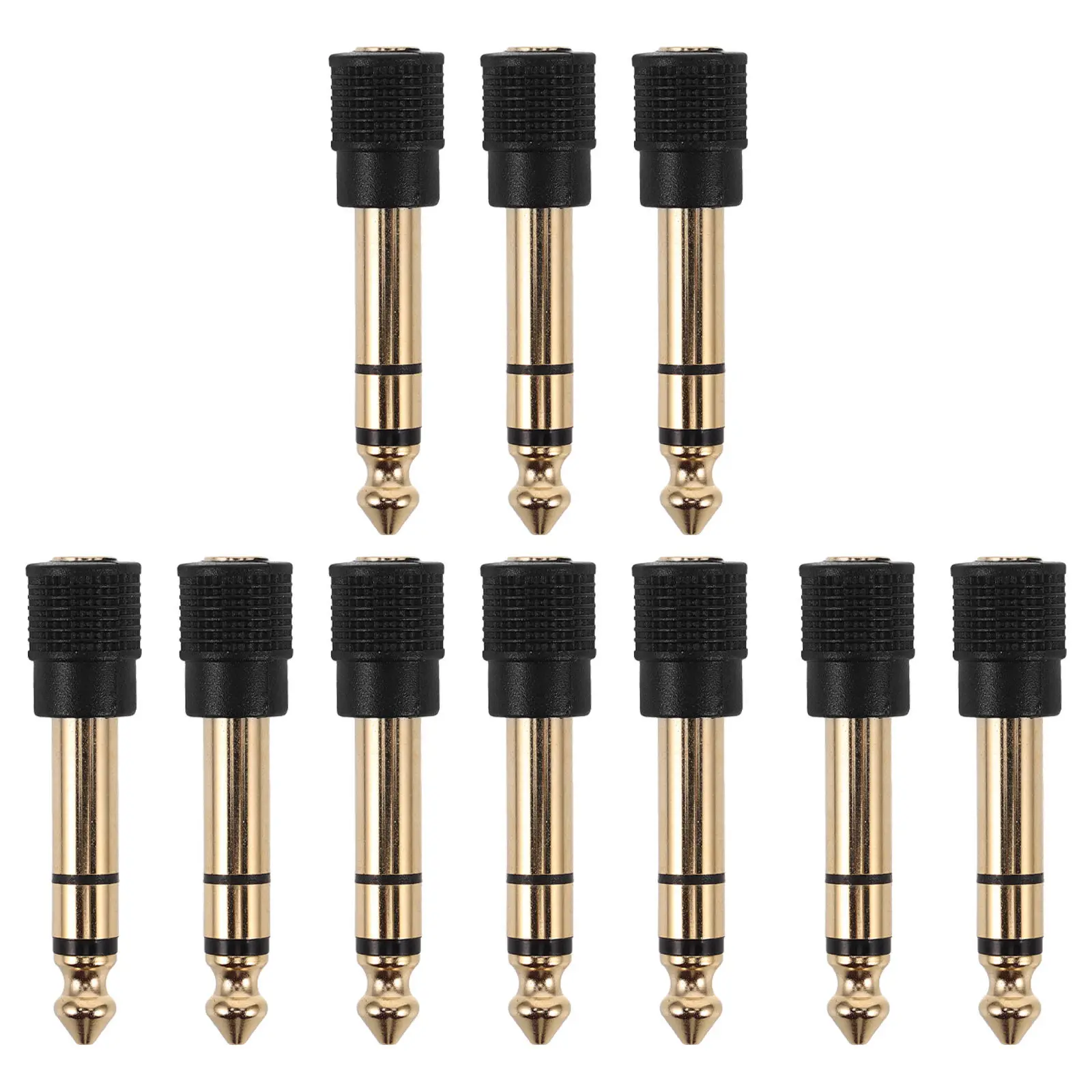 10Pcs 3.5mm Female to 6.35mm Male Audio Adapter Stereo Plug Jack Converter Headphone Mic Guitar Amp Connector for Studio Speaker
10Pcs 3.5mm Female to 6.35mm Male Audio Adapter Stereo Plug Jack Converter Headphone Mic Guitar Amp Connector for Studio Speaker