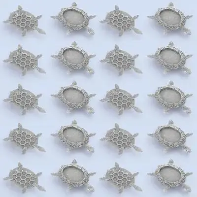 20Pcs Jewelry Bezel Sea Turtle Pendant Settings Blank Trays for DIY Necklace Earrings Anklets Rustproof Craft Supplies Creative
20Pcs Jewelry Bezel Sea Turtle Pendant Settings Blank Trays for DIY Necklace Earrings Anklets Rustproof Craft Supplies Creative