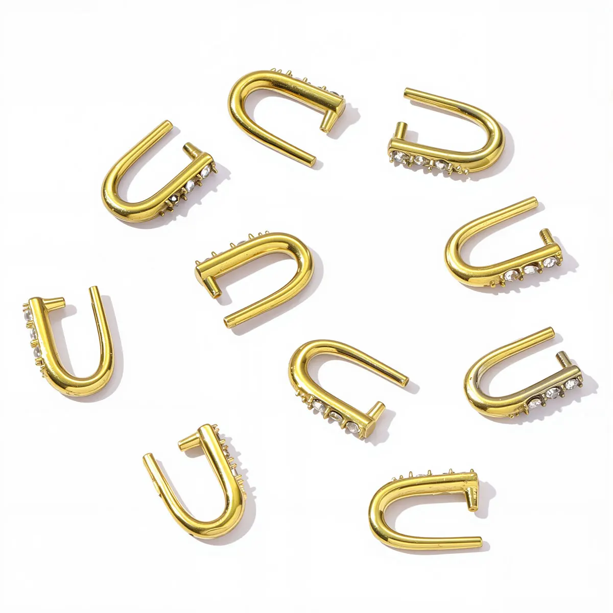 5Pcs/Lot Stainless Steel Clips Clasps Rhinestone For DIY Pinch Clip Bail Connector Jewelry Findings Accessories
5Pcs/Lot Stainless Steel Clips Clasps Rhinestone For DIY Pinch Clip Bail Connector Jewelry Findings Accessories