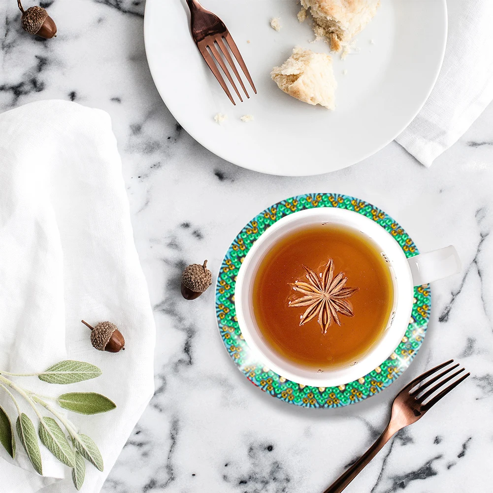 DIY Crystal Drink Coasters Reusable Wood/Acrylic Spot Drill Coaster Marine Life with Holder Sunflower Gnome for Table Home Decor
DIY Crystal Drink Coasters Reusable Wood/Acrylic Spot Drill Coaster Marine Life with Holder Sunflower Gnome for Table Home Decor