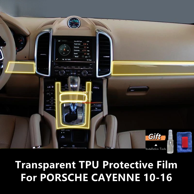 For PORSCHE CAYENNE 10-16 Car Interior Center Console Transparent TPU Protective Film Anti-scratch Repair Film Accessories Refit
For PORSCHE CAYENNE 10-16 Car Interior Center Console Transparent TPU Protective Film Anti-scratch Repair Film Accessories Refit
