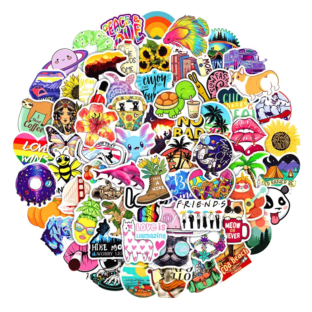 10/30/50pcs Summer VSCO Stickers Aesthetic Graffiti Skateboard Water Bottle Laptop Phone Cartoon Cute Decal Sticker for Kid Toy
10/30/50pcs Summer VSCO Stickers Aesthetic Graffiti Skateboard Water Bottle Laptop Phone Cartoon Cute Decal Sticker for Kid Toy