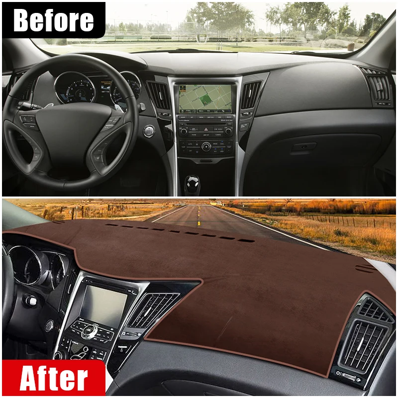ABAIWAI For Hyundai Sonata YF i45 2010 2011 2012 2013 2014 Car Dashboard Mat Sun Shade Instrument Desk Non-slip Cover Parts
ABAIWAI For Hyundai Sonata YF i45 2010 2011 2012 2013 2014 Car Dashboard Mat Sun Shade Instrument Desk Non-slip Cover Parts