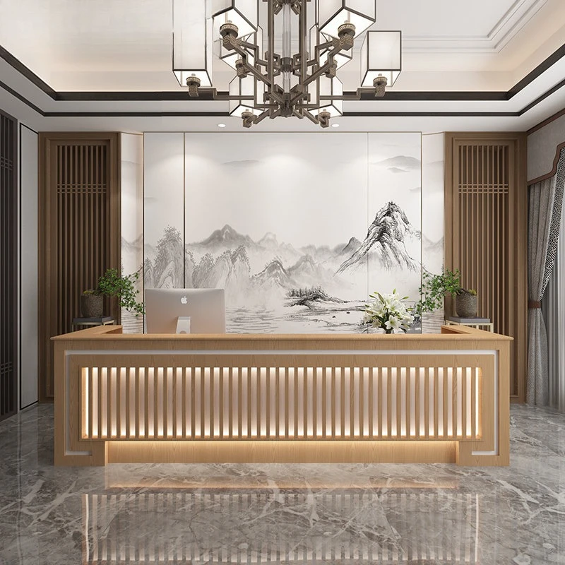 Simple Retro Reception Desk Institution Hotel Company Reception Desk Fashion Office Furniture Reception Et Table ZY40JDT
Simple Retro Reception Desk Institution Hotel Company Reception Desk Fashion Office Furniture Reception Et Table ZY40JDT