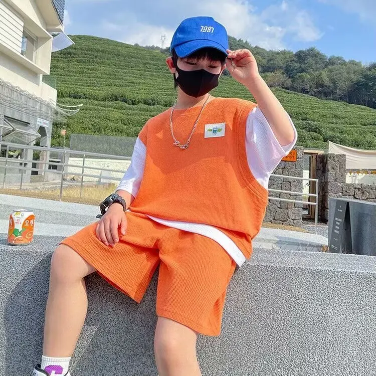Summer Baby Boys Clothing Suit 2025 New t-Shirt Top+Shorts Outfits Children's Clothing 2PCS Set
Summer Baby Boys Clothing Suit 2025 New t-Shirt Top+Shorts Outfits Children's Clothing 2PCS Set