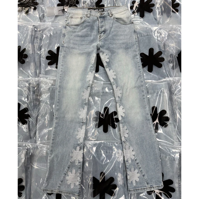American High Street Patchwork Washed Slightly Flared Pants LOST SHDWS JEANS Men Women All-match Fashion Casual Trousers
American High Street Patchwork Washed Slightly Flared Pants LOST SHDWS JEANS Men Women All-match Fashion Casual Trousers