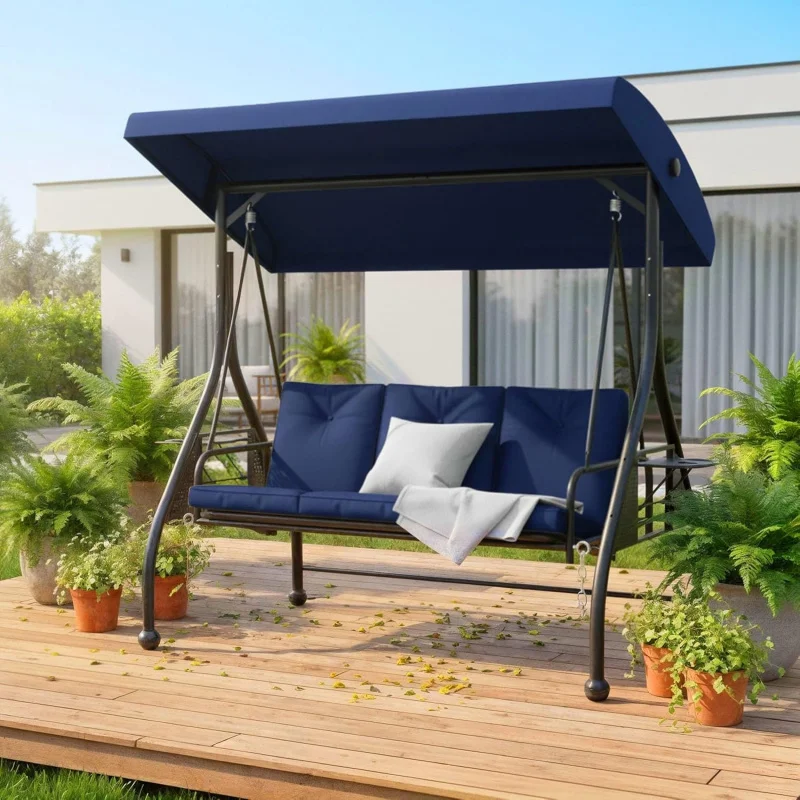 2026 New:3-Outdoor Porch Swing Glider with Adjustable Canopy, Convertible Patio Swings Bed with Upgraded Folding Cup Holder
2026 New:3-Outdoor Porch Swing Glider with Adjustable Canopy, Convertible Patio Swings Bed with Upgraded Folding Cup Holder