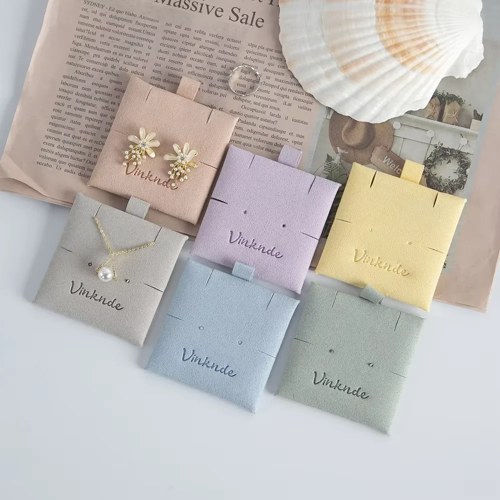 Microfiber Jewelry Fashion package Insert Card Custom Embossed Logo Printed Small Stud Earrings Necklace Packaging Display Card
Microfiber Jewelry Fashion package Insert Card Custom Embossed Logo Printed Small Stud Earrings Necklace Packaging Display Card