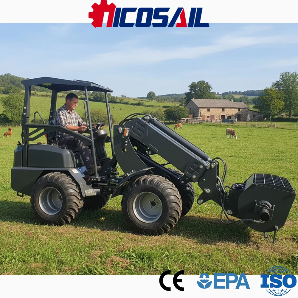 Mini Telescopic Wheel Loader Custom Euro 5 Engine CE Certified Compact Loader for Construction Sites
Mini Telescopic Wheel Loader Custom Euro 5 Engine CE Certified Compact Loader for Construction Sites