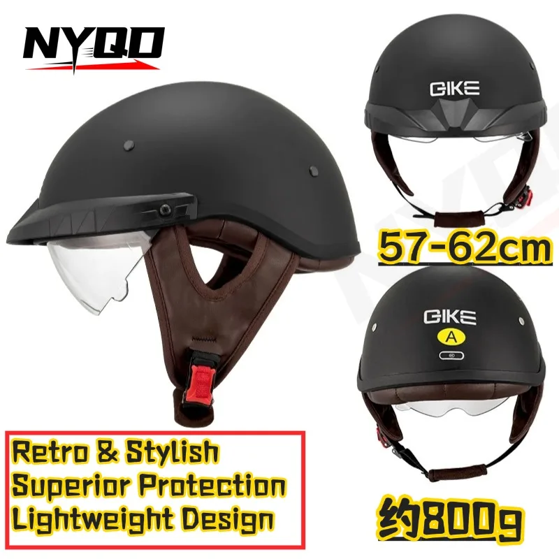 Half Helmet 3C DOT Certified Motorcycle Electric Scooter Summer Riding Men Women
Half Helmet 3C DOT Certified Motorcycle Electric Scooter Summer Riding Men Women