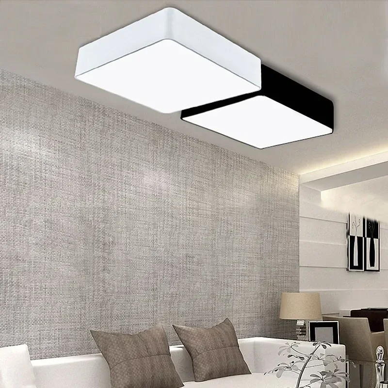 Black / White Mordern Contracted iron square DIY Ceiling Light living room Bedroom Light Restaurant Decoration Lamp
Black / White Mordern Contracted iron square DIY Ceiling Light living room Bedroom Light Restaurant Decoration Lamp