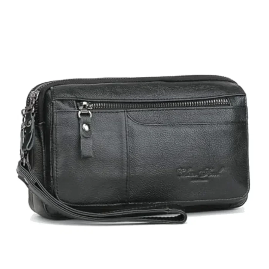 Hebetag Leather Clutch Purse Wallet for Men Organizer Holder Wrist Wristlet Bag Business Pack Handbag Black
Hebetag Leather Clutch Purse Wallet for Men Organizer Holder Wrist Wristlet Bag Business Pack Handbag Black