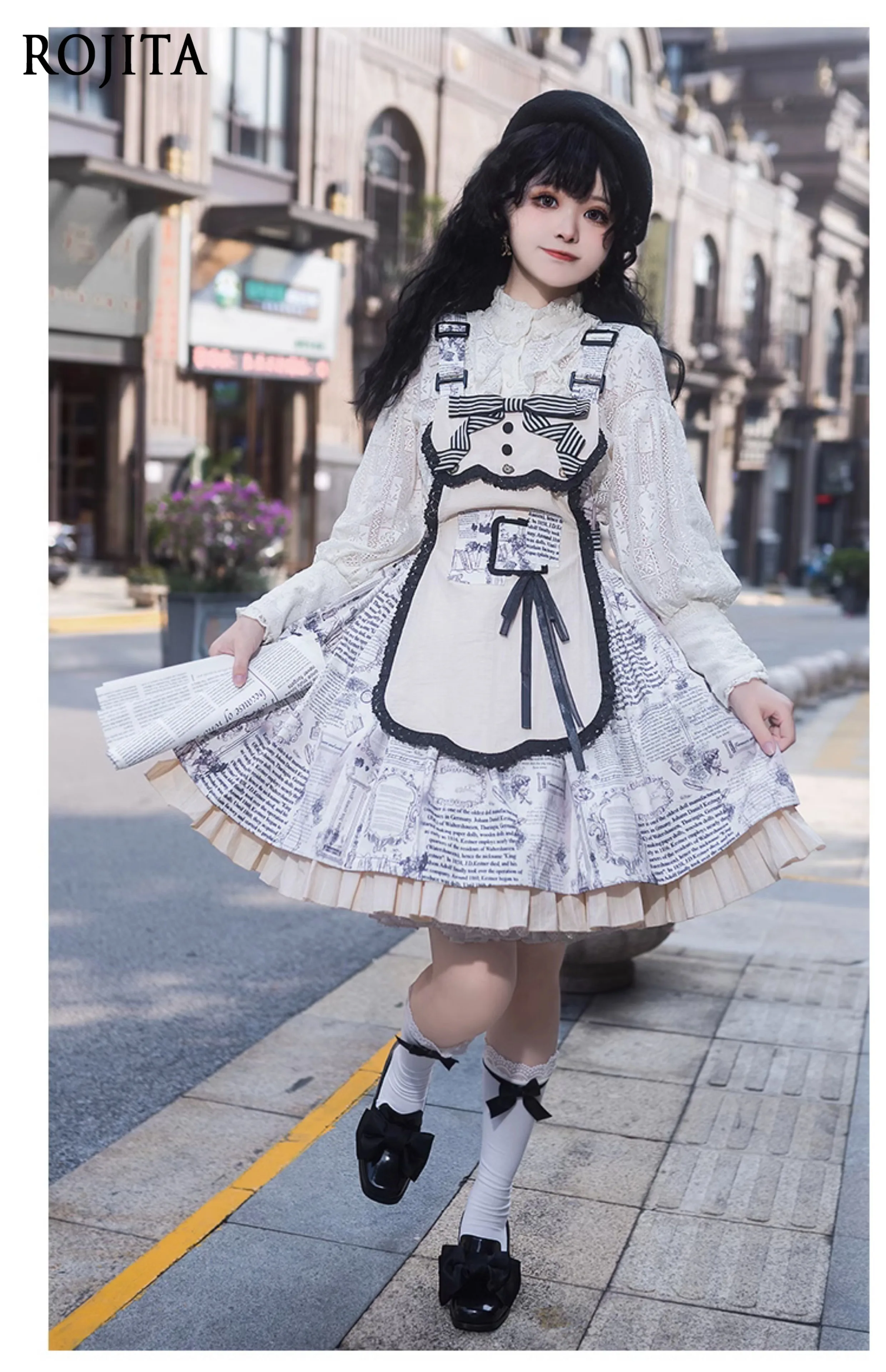 Original Design Retro Doll Sense Removable Apron Print Strap Skirt Lolita Summer 2025 New Dress for Women Vintage Dress
Original Design Retro Doll Sense Removable Apron Print Strap Skirt Lolita Summer 2025 New Dress for Women Vintage Dress
