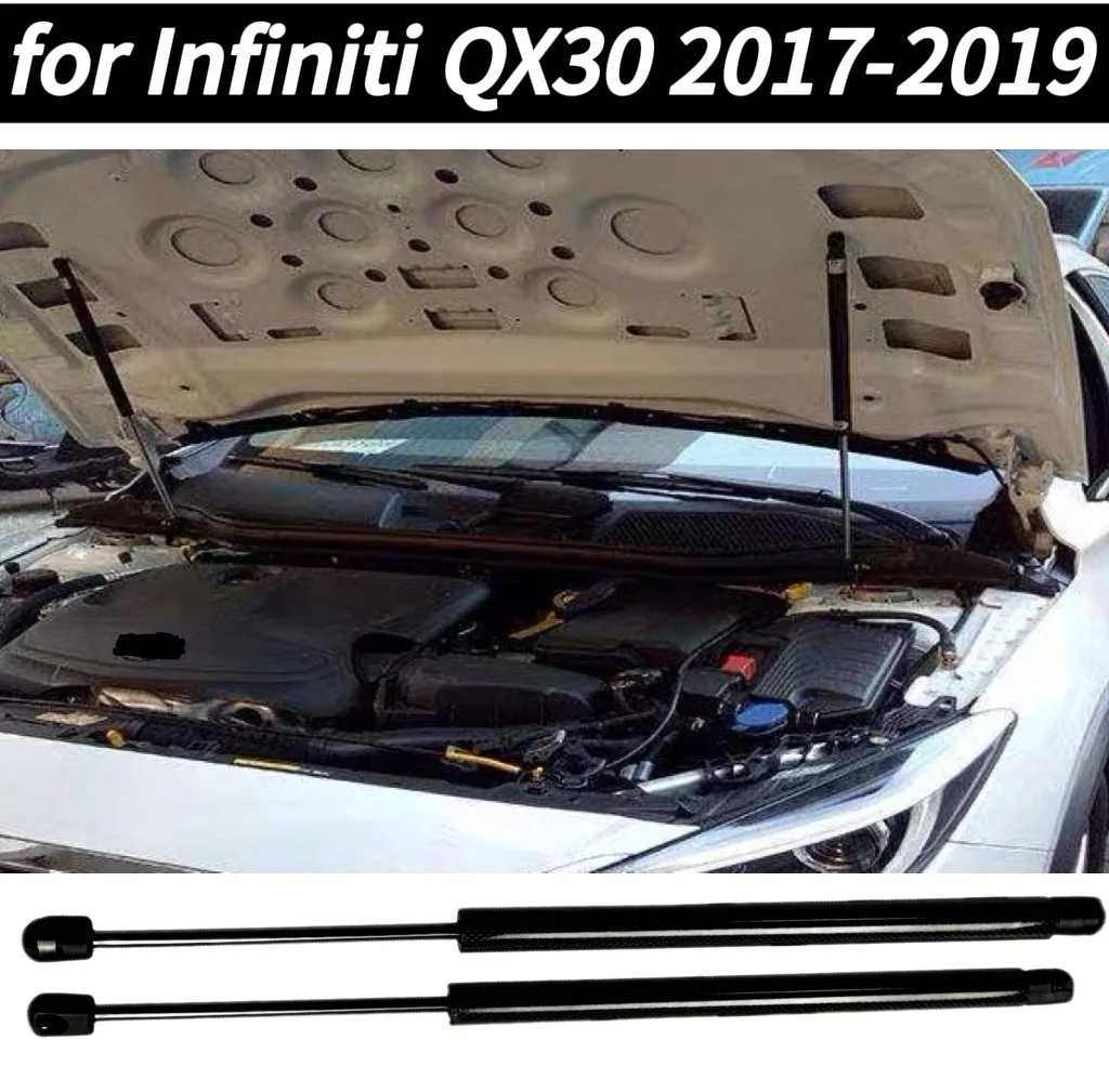 2PCS Hood Struts for Infiniti QX30 2017-2019 Front Bonnet Lift Supports Gas Springs Dampers Shocks
2PCS Hood Struts for Infiniti QX30 2017-2019 Front Bonnet Lift Supports Gas Springs Dampers Shocks