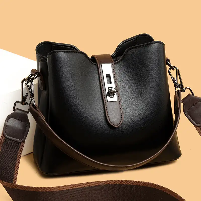 High Quality Oil wax Leather Bucket Bag 2024 Handbag Women Large Capacity Shoulder Bag Fashion Lock Catch Crossbody Bag Tote
High Quality Oil wax Leather Bucket Bag 2024 Handbag Women Large Capacity Shoulder Bag Fashion Lock Catch Crossbody Bag Tote