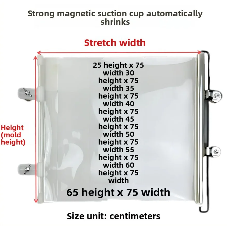 1 шт., защитная занавеска для литьевой машины, 25 высоких 75 широких автоматических выдвижных боковых занавесок, защитный чехол для станка
1 шт., защитная занавеска для литьевой машины, 25 высоких 75 широких автоматических выдвижных боковых занавесок, защитный чехол для станка