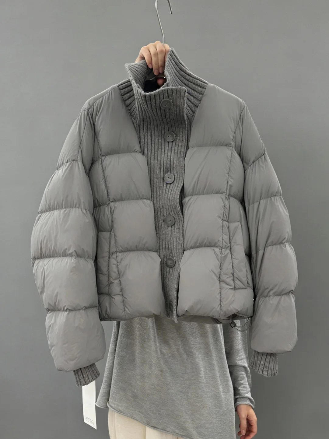 High Quality Patchwork Loose Grey Warm Cotton Jacket Women's Fashionable Versatile Winter New Arrival Trendy Korean Style
High Quality Patchwork Loose Grey Warm Cotton Jacket Women's Fashionable Versatile Winter New Arrival Trendy Korean Style