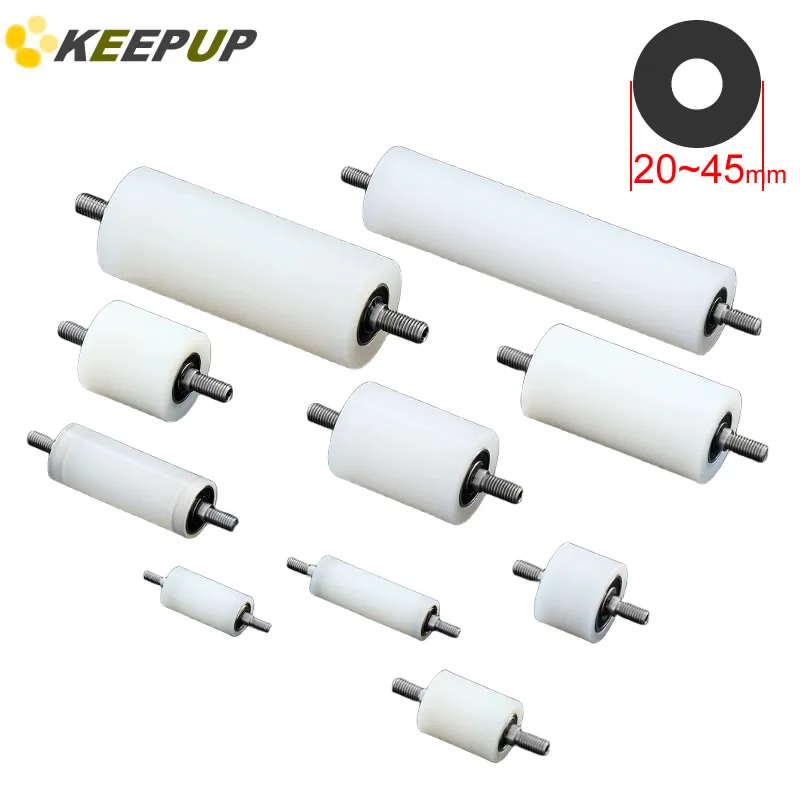 Стержень с резьбой из нержавеющей стали, нейлоновый направляющий шкив с двойной головкой, ролик с резиновым покрытием без привода 20x40 28x60 28x80 30x40 40x70
Стержень с резьбой из нержавеющей стали, нейлоновый направляющий шкив с двойной головкой, ролик с резиновым покрытием без привода 20x40 28x60 28x80 30x40 40x70