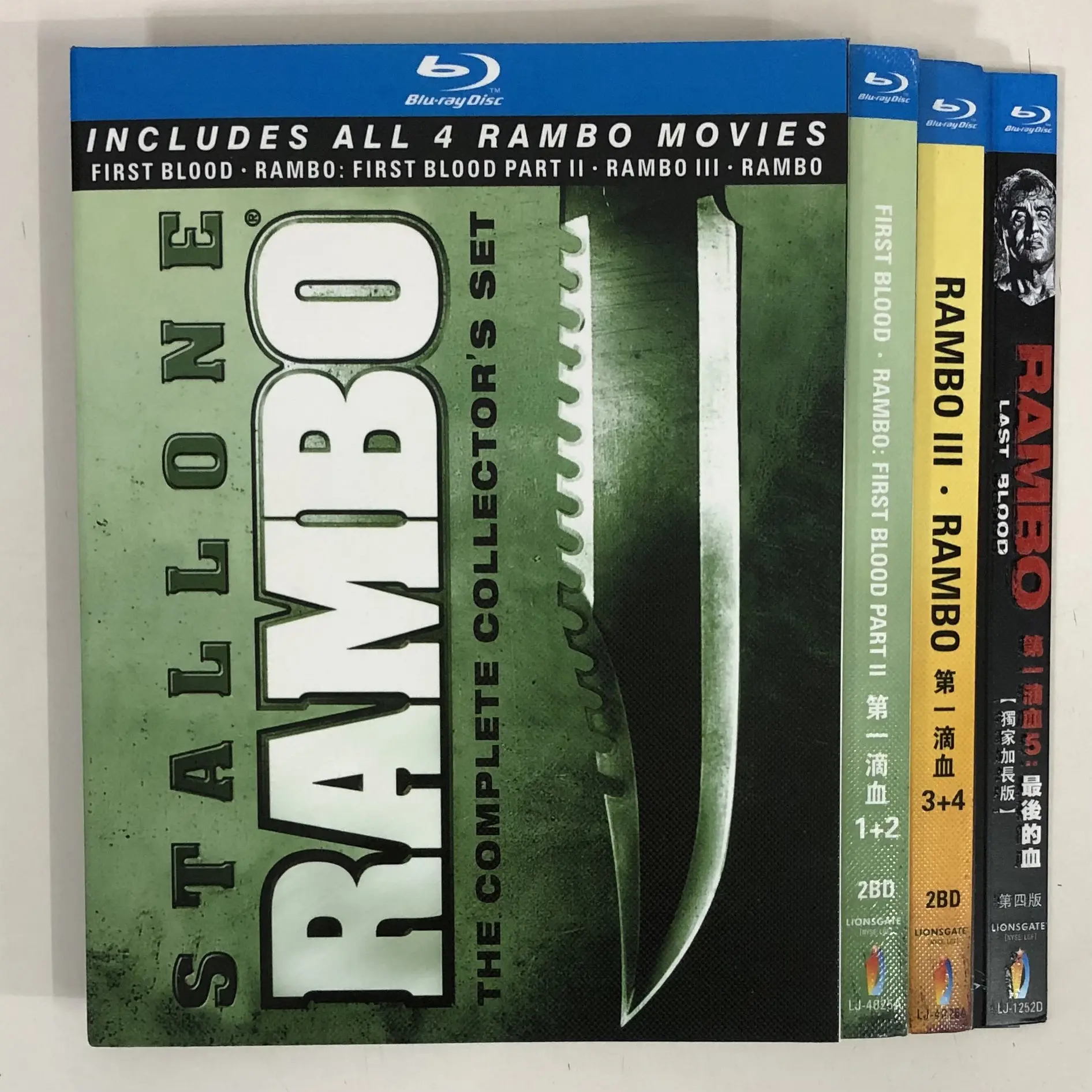Classic Old Movies First Blood Quintet with Mandarin Dubbing BD Blu-ray Disc
Classic Old Movies First Blood Quintet with Mandarin Dubbing BD Blu-ray Disc