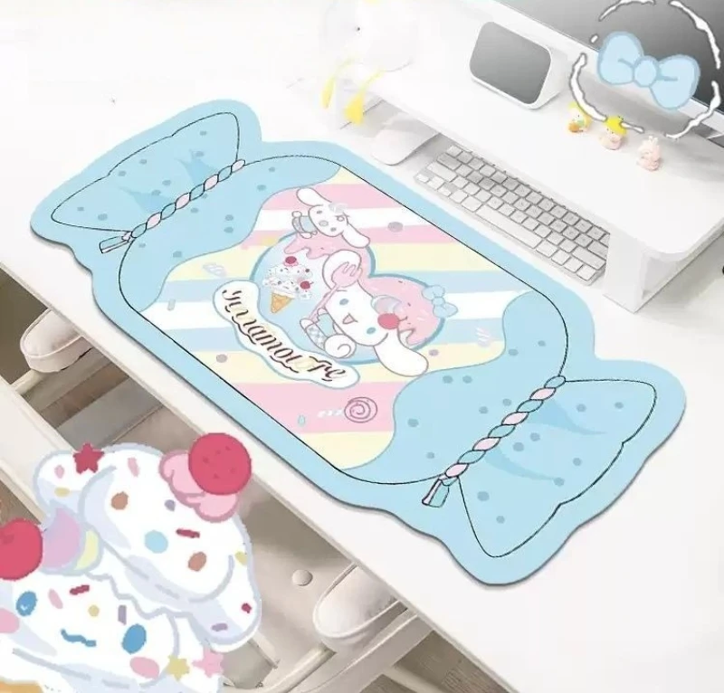 Cute Kiity Kuromi Candy Shaped Mouse Pad Large Non-Slip Keyboard Mouse Pads for Girls Cartoon Cinnamoroll Waterproof Desk Mat
Cute Kiity Kuromi Candy Shaped Mouse Pad Large Non-Slip Keyboard Mouse Pads for Girls Cartoon Cinnamoroll Waterproof Desk Mat