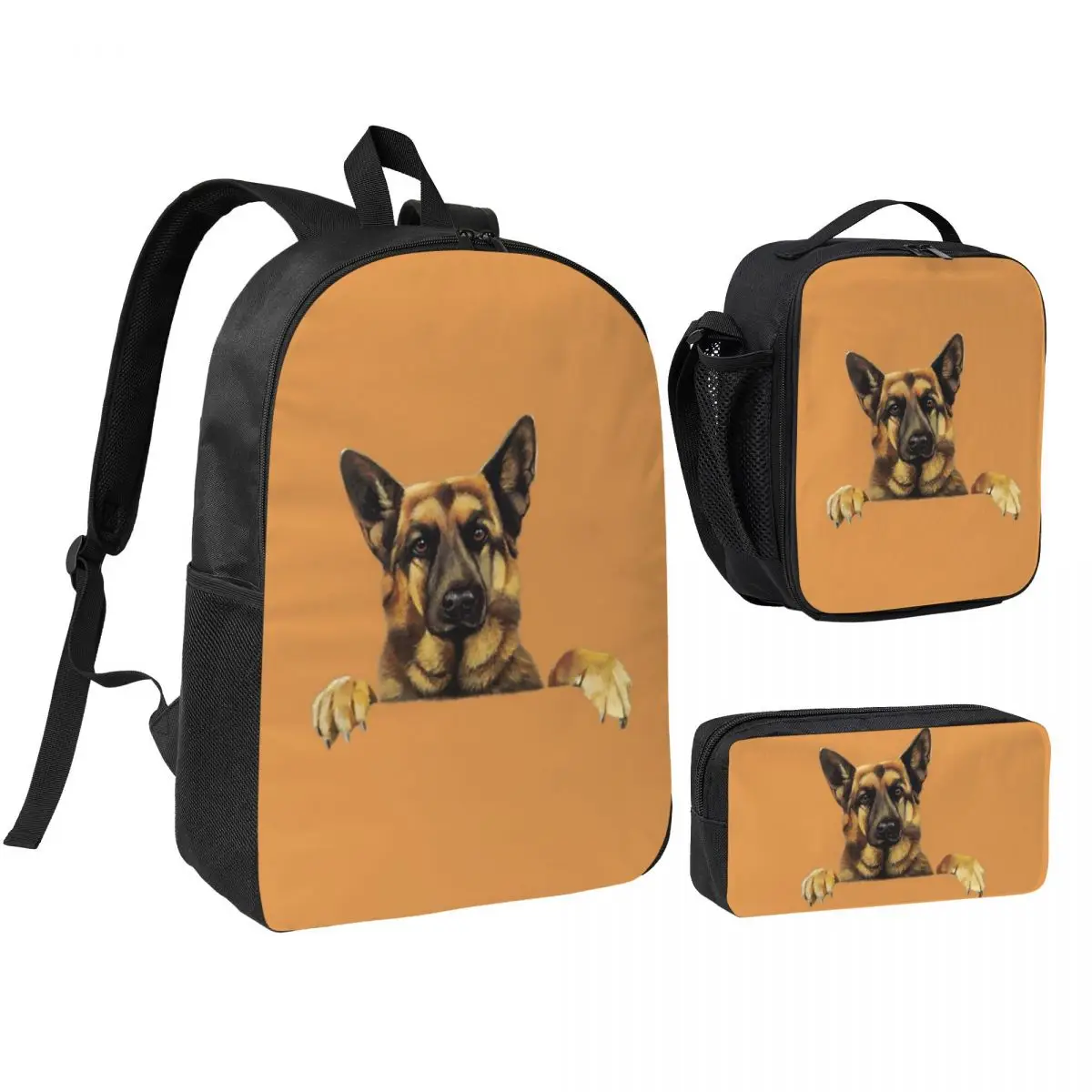 German Shepherd When You Dog Backpack Student BookBag School Bag Shoulder Bags 3ps Insulated Lunch Bag Pencil Case
German Shepherd When You Dog Backpack Student BookBag School Bag Shoulder Bags 3ps Insulated Lunch Bag Pencil Case