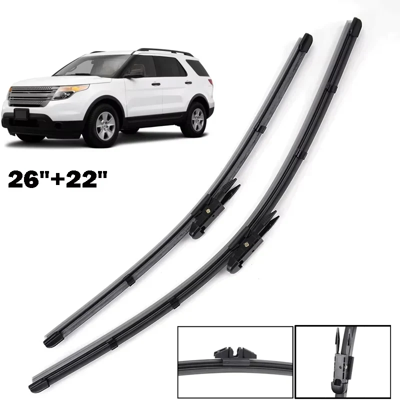 Windshield Windscreen Wiper Blades For Ford Explorer 2011 2012 2013 2014 2015 2016 2017 Front Rear Window Wiper 26"22"11"
Windshield Windscreen Wiper Blades For Ford Explorer 2011 2012 2013 2014 2015 2016 2017 Front Rear Window Wiper 26"22"11"