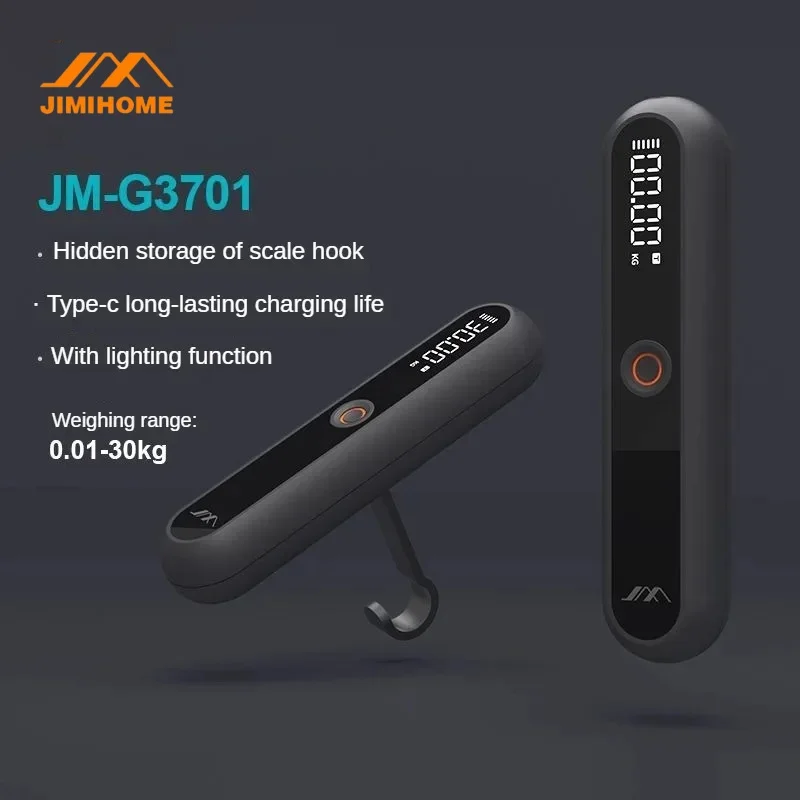 JIMIHOME High-Precision Handheld Electronic Scale Mini Portable Household LCD Digital Rechargeable Electronic Scale JM-G3501
JIMIHOME High-Precision Handheld Electronic Scale Mini Portable Household LCD Digital Rechargeable Electronic Scale JM-G3501