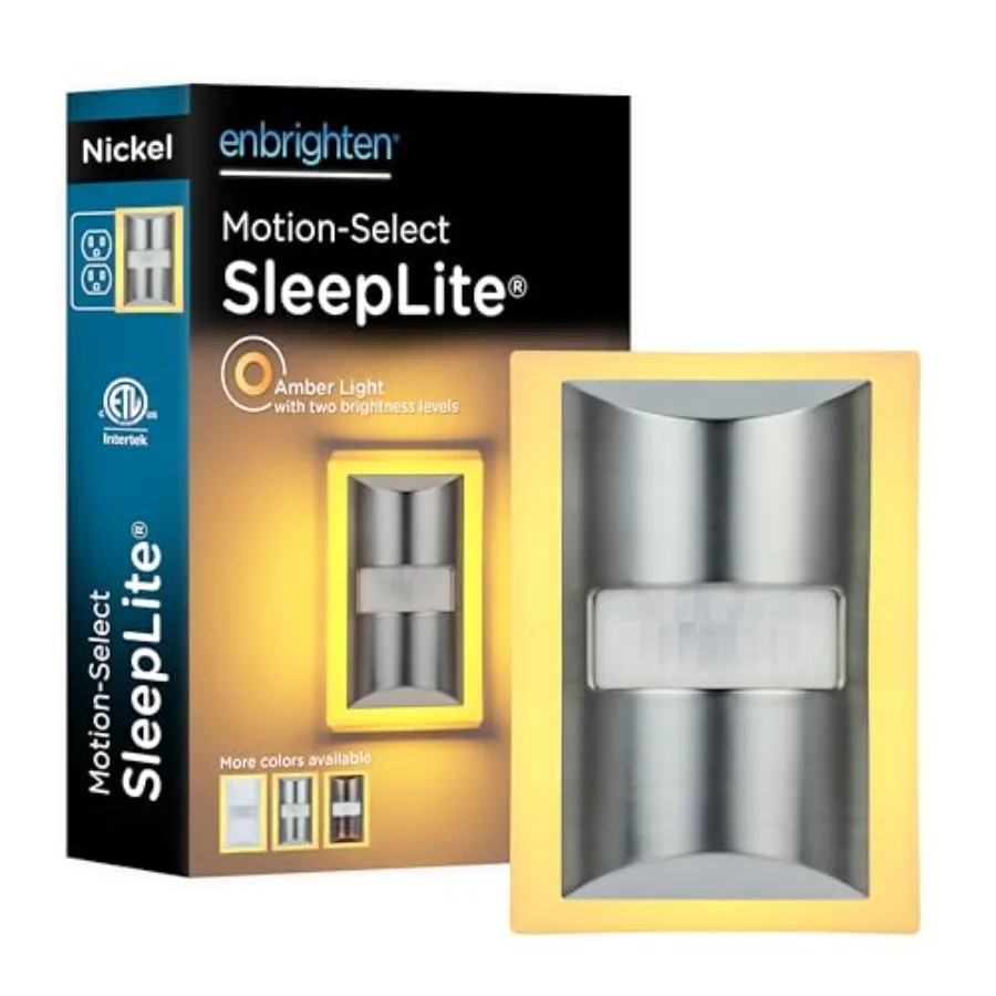 SleepLite LED Night Light Motion Sensor Nightlight Dusk to Dawn Amber Lights Ambient Lighting Room Decor for Bedroom Baby Nurse
SleepLite LED Night Light Motion Sensor Nightlight Dusk to Dawn Amber Lights Ambient Lighting Room Decor for Bedroom Baby Nurse