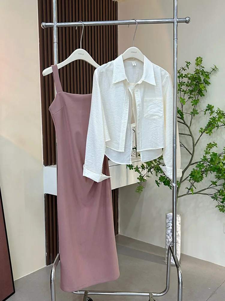 Ladies' Summer New Short Sleeve Sun Protection Shirt Material Wrap Shoulder Top Cardigan Outerwear Matching Halter Dress
Ladies' Summer New Short Sleeve Sun Protection Shirt Material Wrap Shoulder Top Cardigan Outerwear Matching Halter Dress