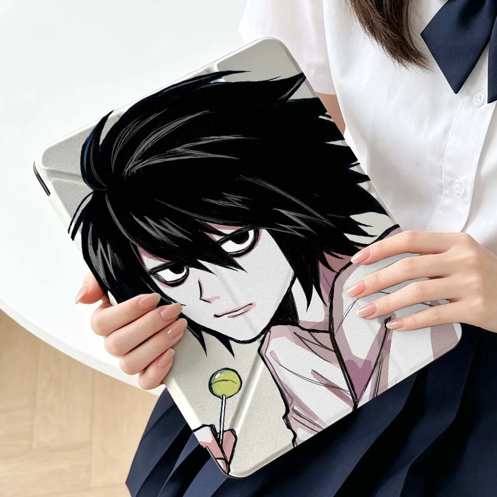 Cartoon L Lawliet Lollipop Soft For Apple iPad Air A16 4 5 11th 10th 7th 11 12.9 13 10.5 inch Gen 3Y Tablet Case
Cartoon L Lawliet Lollipop Soft For Apple iPad Air A16 4 5 11th 10th 7th 11 12.9 13 10.5 inch Gen 3Y Tablet Case