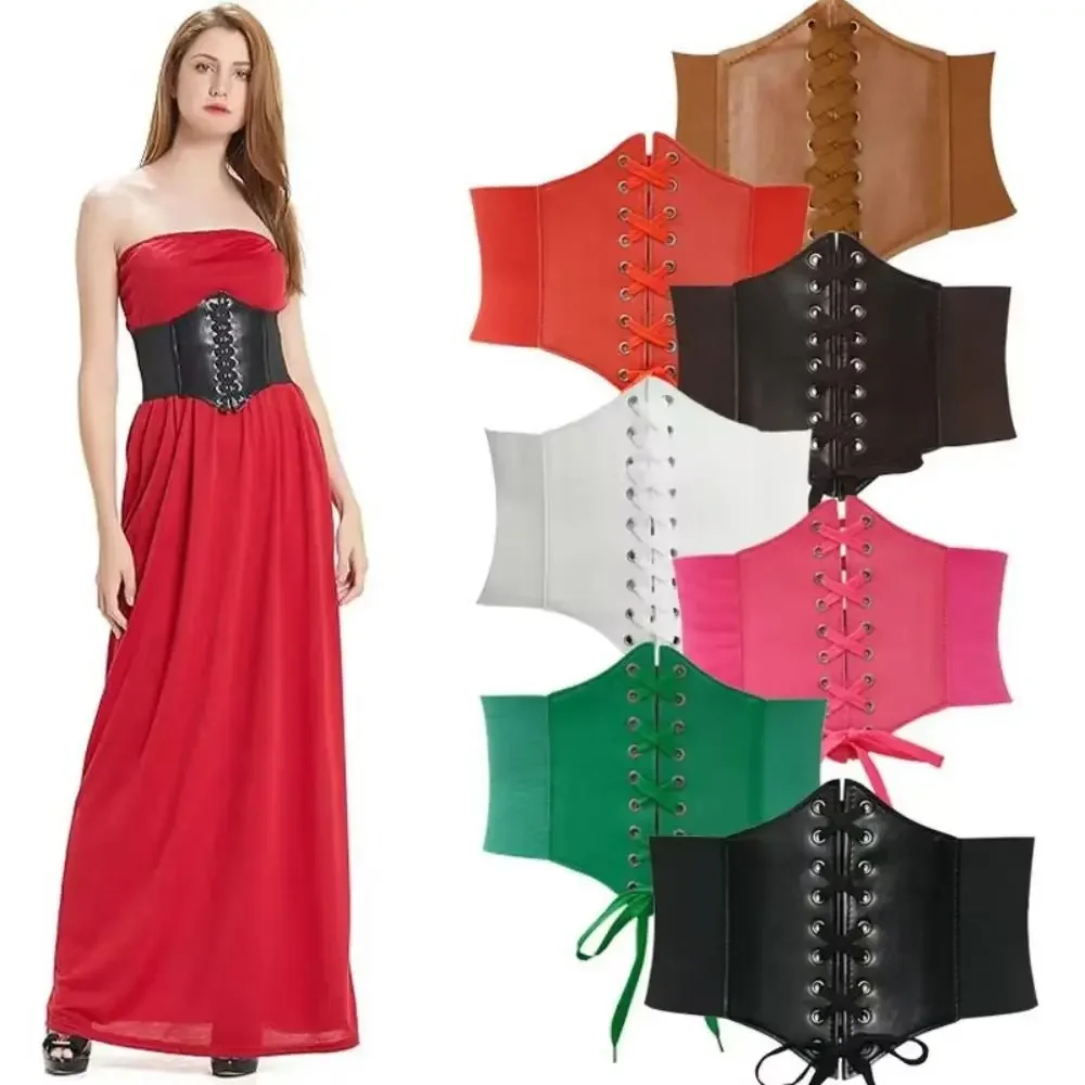 Новые ремни для похудения в стиле панк из искусственной кожи, высокоэластичный широкий пояс, внешняя одежда, пояс Cincher
Новые ремни для похудения в стиле панк из искусственной кожи, высокоэластичный широкий пояс, внешняя одежда, пояс Cincher