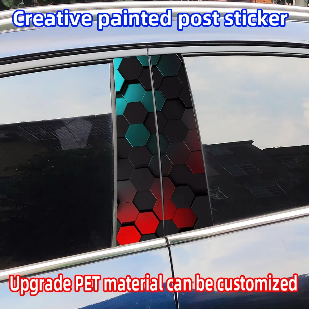 Honeycomb Colorful Car Stickers Auto B-pillar Car Center Column Decor Cover Scratches Waterproof Sunscreen Decals Accessories
Honeycomb Colorful Car Stickers Auto B-pillar Car Center Column Decor Cover Scratches Waterproof Sunscreen Decals Accessories