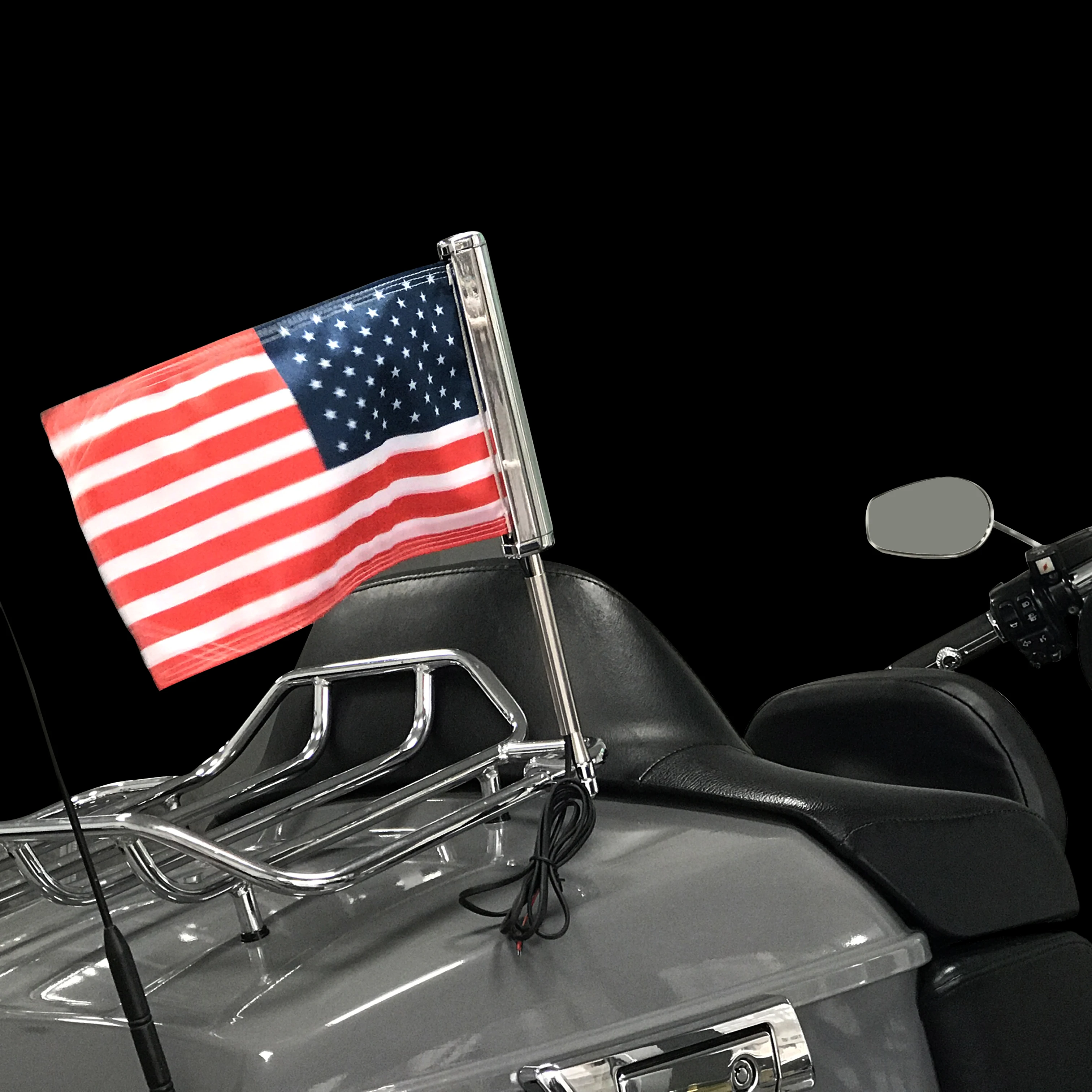 Panical Motorcycle LED Flag Set Vertical Flag Pole Multiple Color Lights For Harley-Davidson Street Glide 2014-2023 L
Panical Motorcycle LED Flag Set Vertical Flag Pole Multiple Color Lights For Harley-Davidson Street Glide 2014-2023 L
