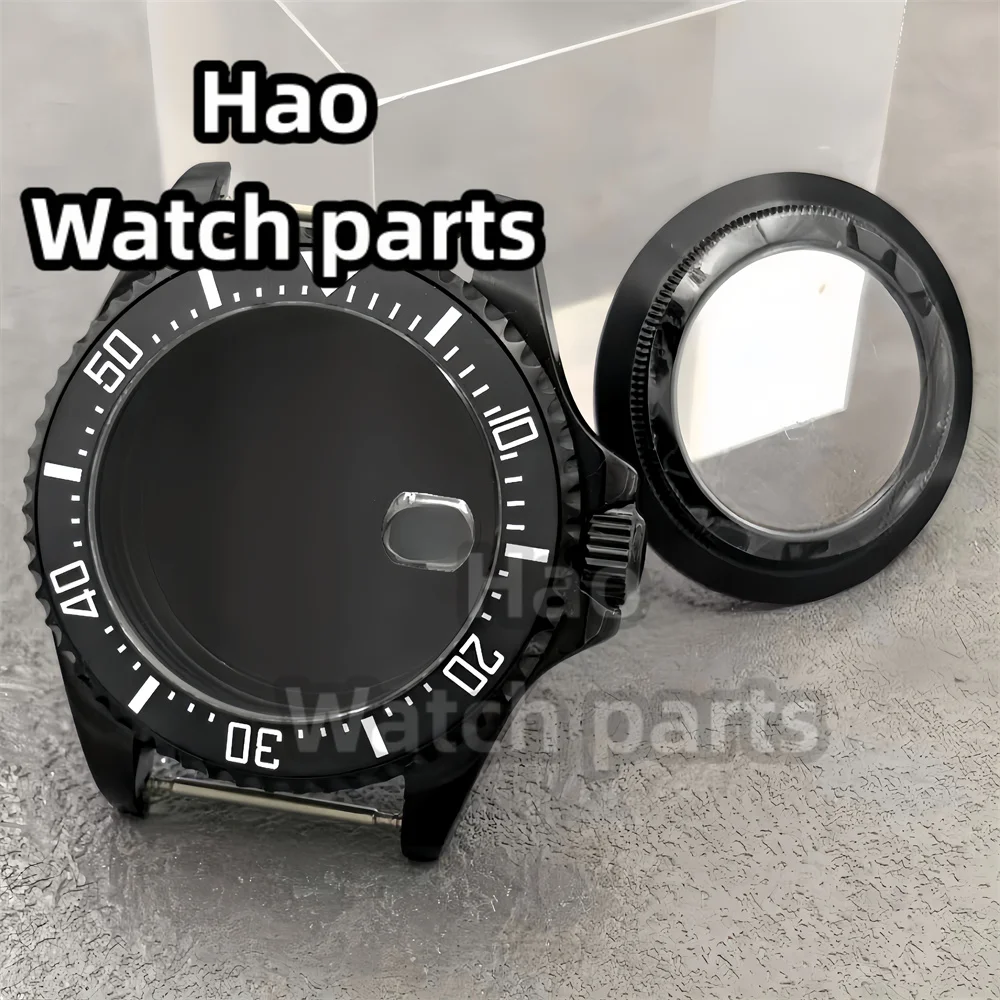 BLIGER PVD Black 43mm One-Way Rotating Sapphire Glass Case SUB Bezel Suitable For NH34 NH35 NH36 Movement Waterproof Watch Case
BLIGER PVD Black 43mm One-Way Rotating Sapphire Glass Case SUB Bezel Suitable For NH34 NH35 NH36 Movement Waterproof Watch Case