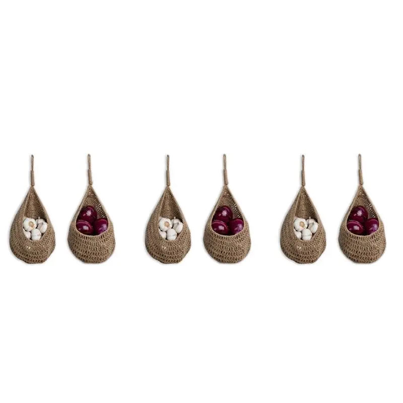 Подвесные корзины для хранения лука AC23-Twine для кладовой, корзины для хранения картофеля, чеснока и лука, настенные корзины в стиле бохо, 6 шт.
Подвесные корзины для хранения лука AC23-Twine для кладовой, корзины для хранения картофеля, чеснока и лука, настенные корзины в стиле бохо, 6 шт.